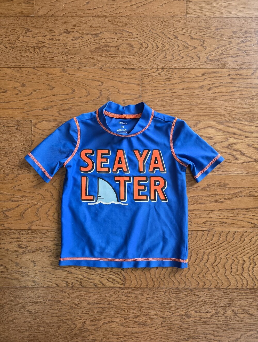 Carter's Swim Shirt Blue Size 2T